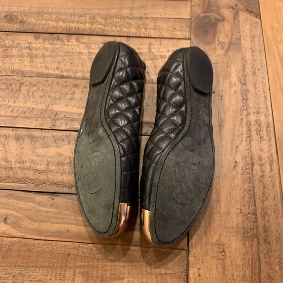 Tory Burch Quilted Leather Ballet Flats - Picture 3 of 3